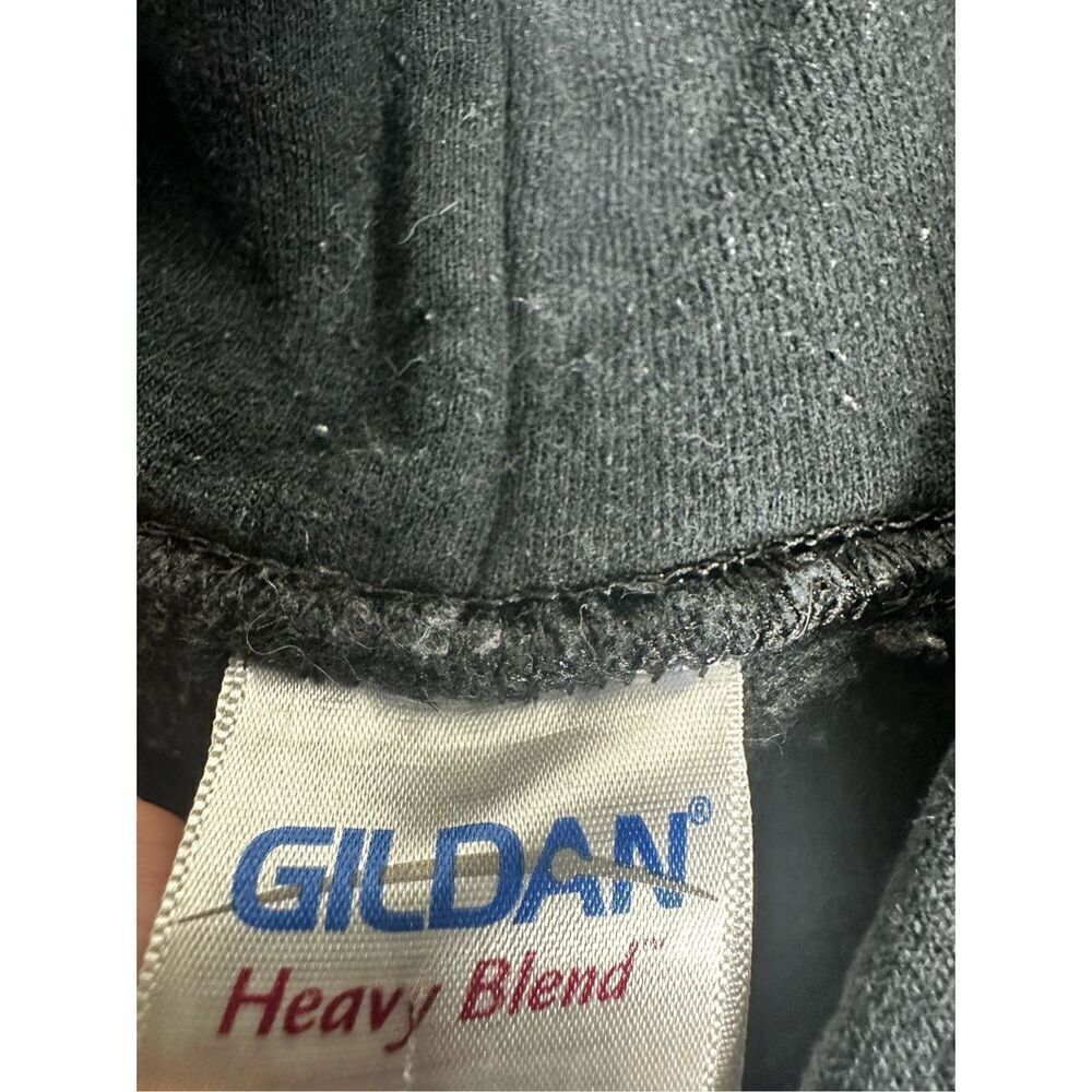 Gildan California Republic Bear Hoodie Pullover Sweatshirt Black Sz M See Notes - Picture 4 of 12